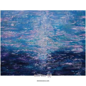 Abstract paintings transcendent light divine voice.