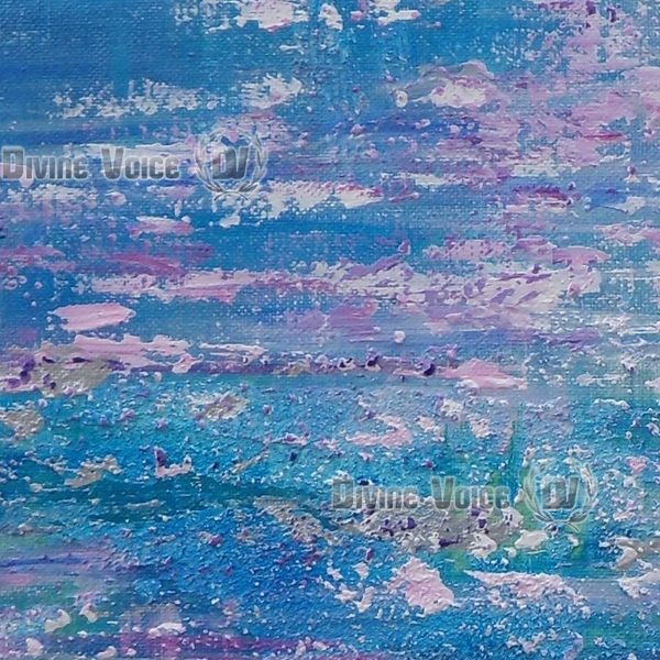 Abstract paintings transcendent light divine voice.