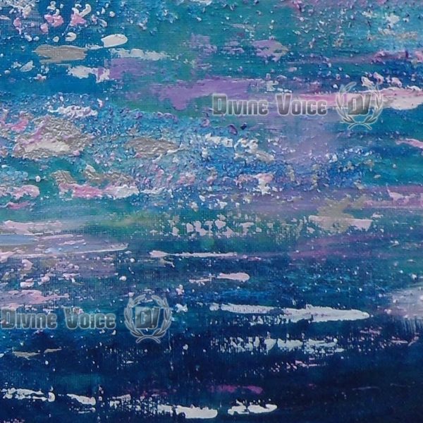 Abstract paintings transcendent light divine voice.
