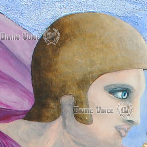 Alexander the Great. Channeled vision painting from Devine voice.