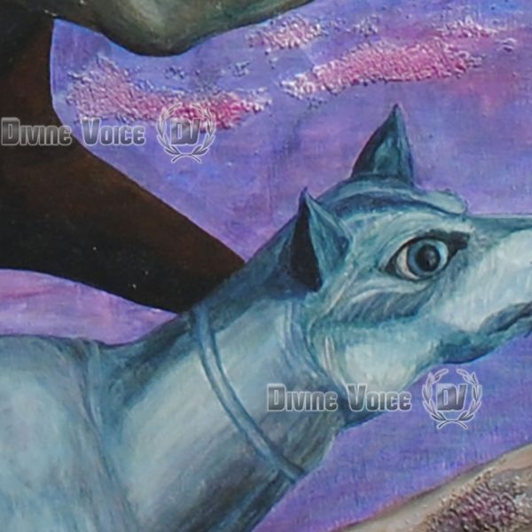 Alexander the Great. Channeled vision painting from Devine voice.