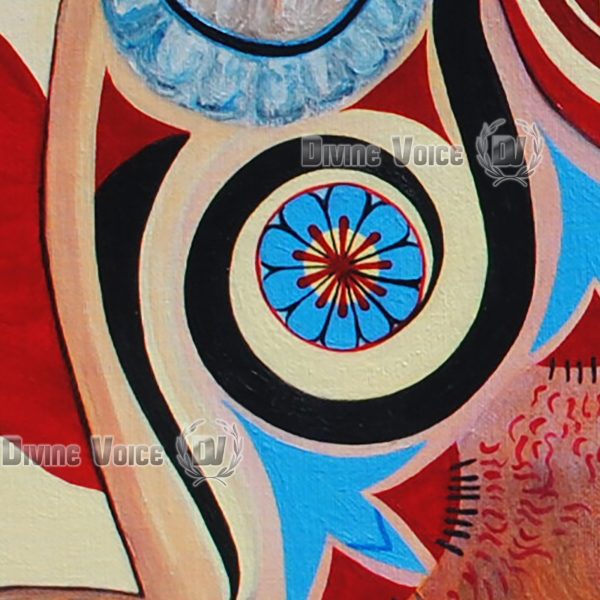 Griffin. Channeled vision painting from Devine voice . Melina Papadopoulou.