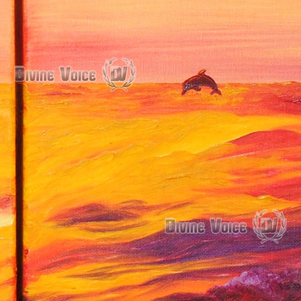 Sunset paintings transcendent light divine voice.